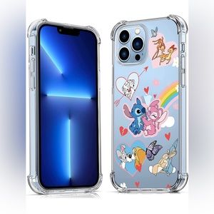 New Loheckle Rainbow Stitc for iPhone 13 Pro Case Cute Cartoon Character